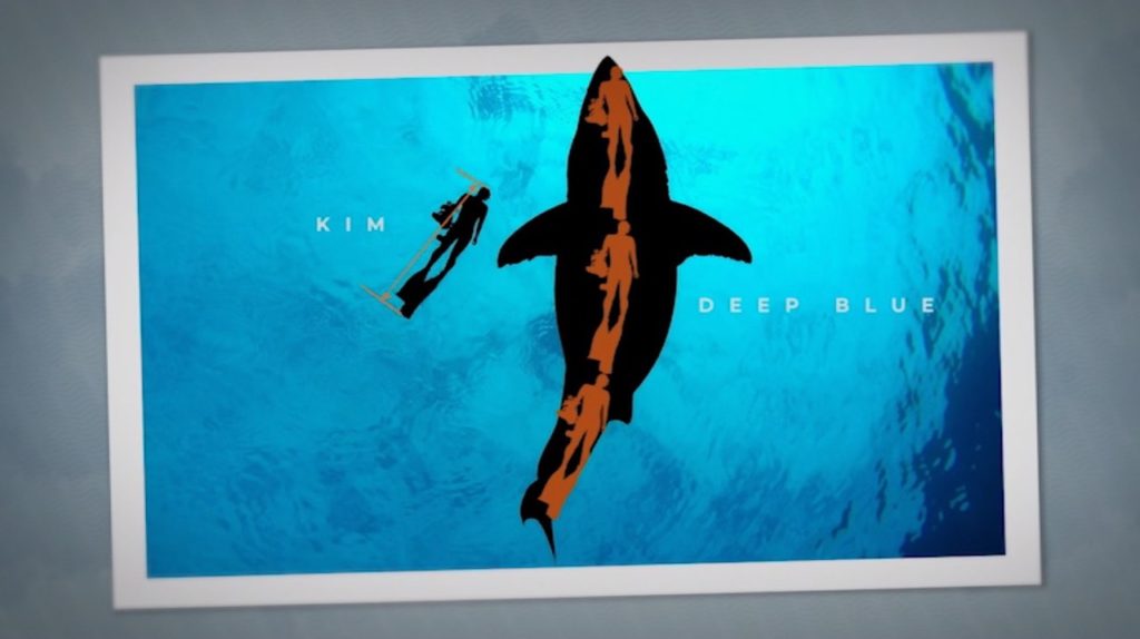 Deep Blue shark size