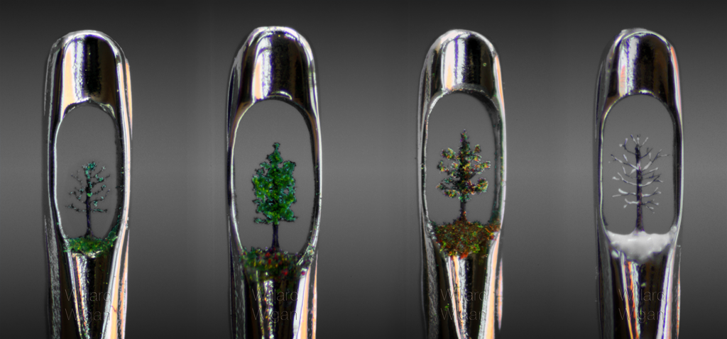 Willard Wigan 4 seasons trees